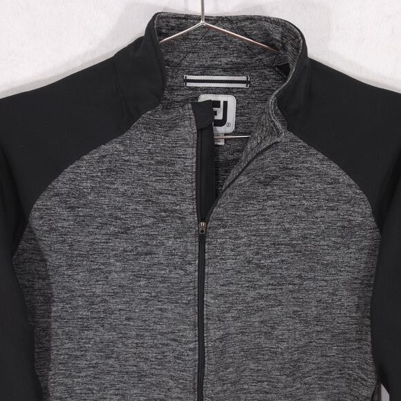 FootJoy Jacket Womens Small Gray Heather Performance Full Zip Beringer Vineyards - Picture 2 of 13